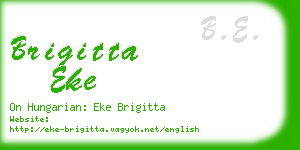brigitta eke business card